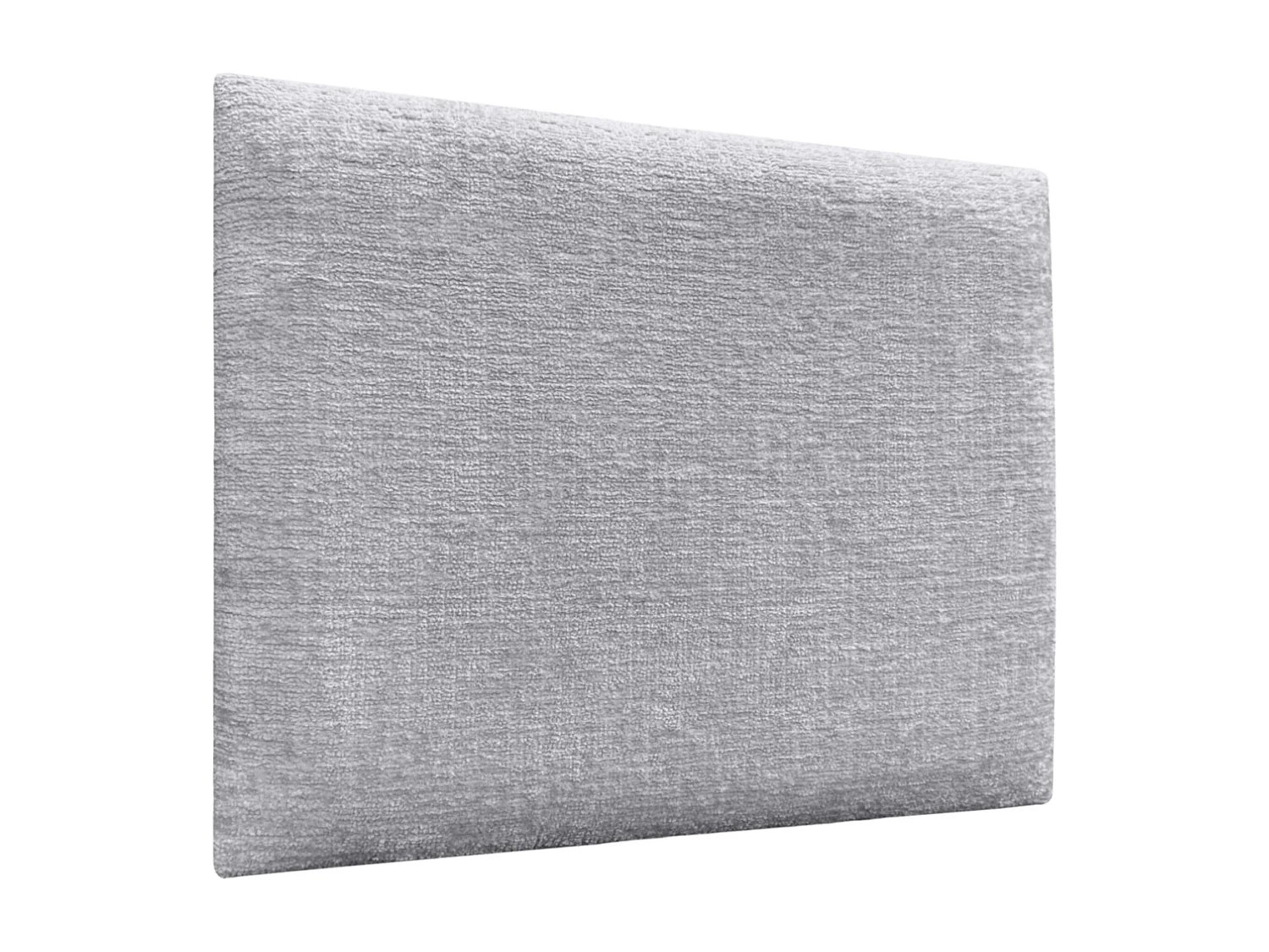 DHOME Tête de Lit Rembourrée en Laine Écologique Composée de Panneaux Autocollants Interchangeables Chambre de Luxe Rembourrée (Gris Clair, 145 cm)