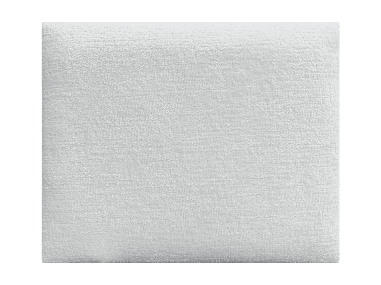 DHOME Tête de Lit Rembourrée en Laine Écologique Composée de Panneaux Autocollants Interchangeables Chambre de Luxe Rembourrée (Blanc, 190 cm)