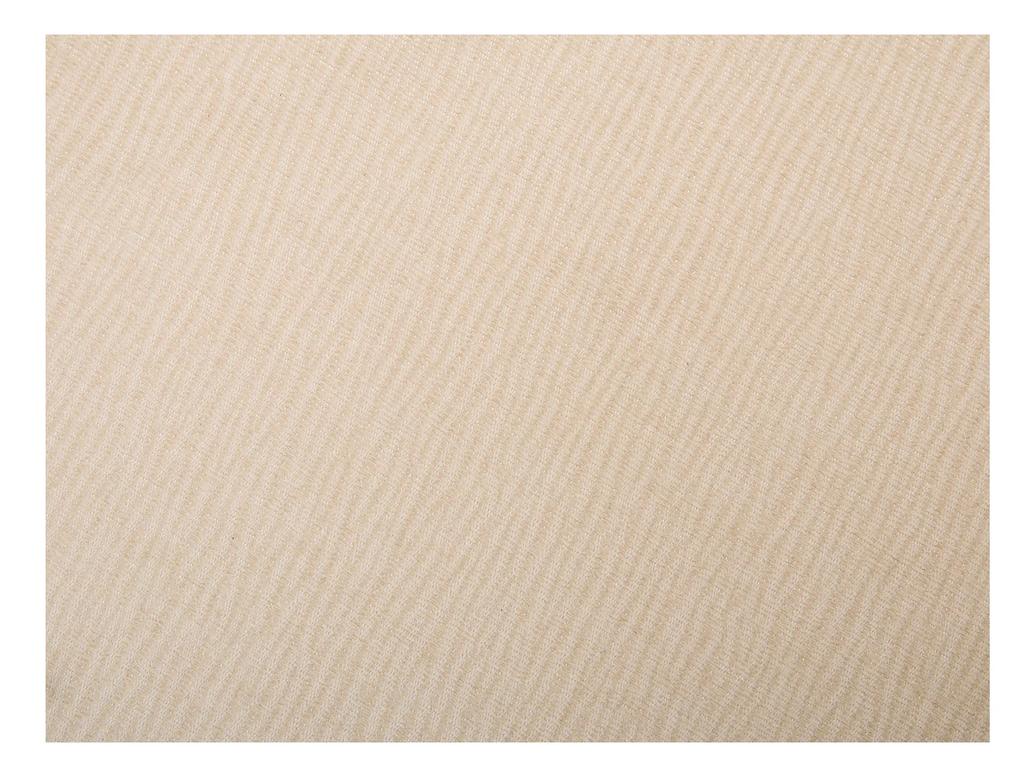 Lot de 6 chaises avec accoudoirs en tissu texturé et métal noir - Beige - ACACILIO