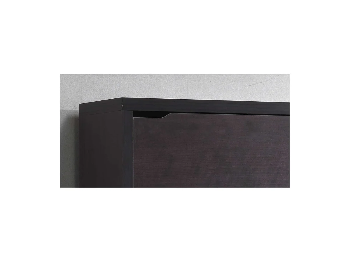 Zapatero 4 puertas kubox acabado capuchino 79cm(ancho) 155cm(altura) 24cm(fondo)