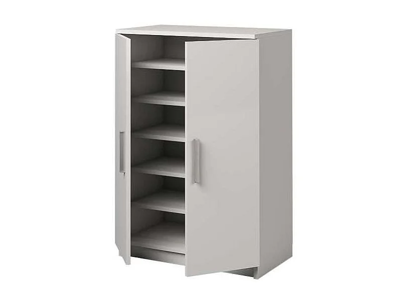 Armario Jupiter multiusos bajo en blanco. 60 cm(ancho) 90 cm(altura) 35.6 cm(fondo)