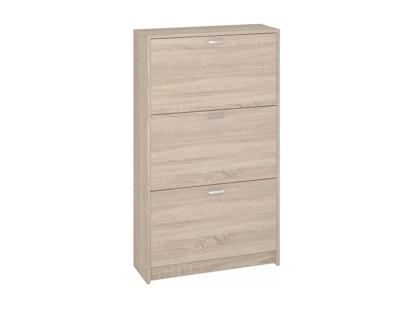 Mueble Zapatero Pili con 3 trampones en roble. 70 cm(ancho) 120 cm(altura) 25 cm(fondo)