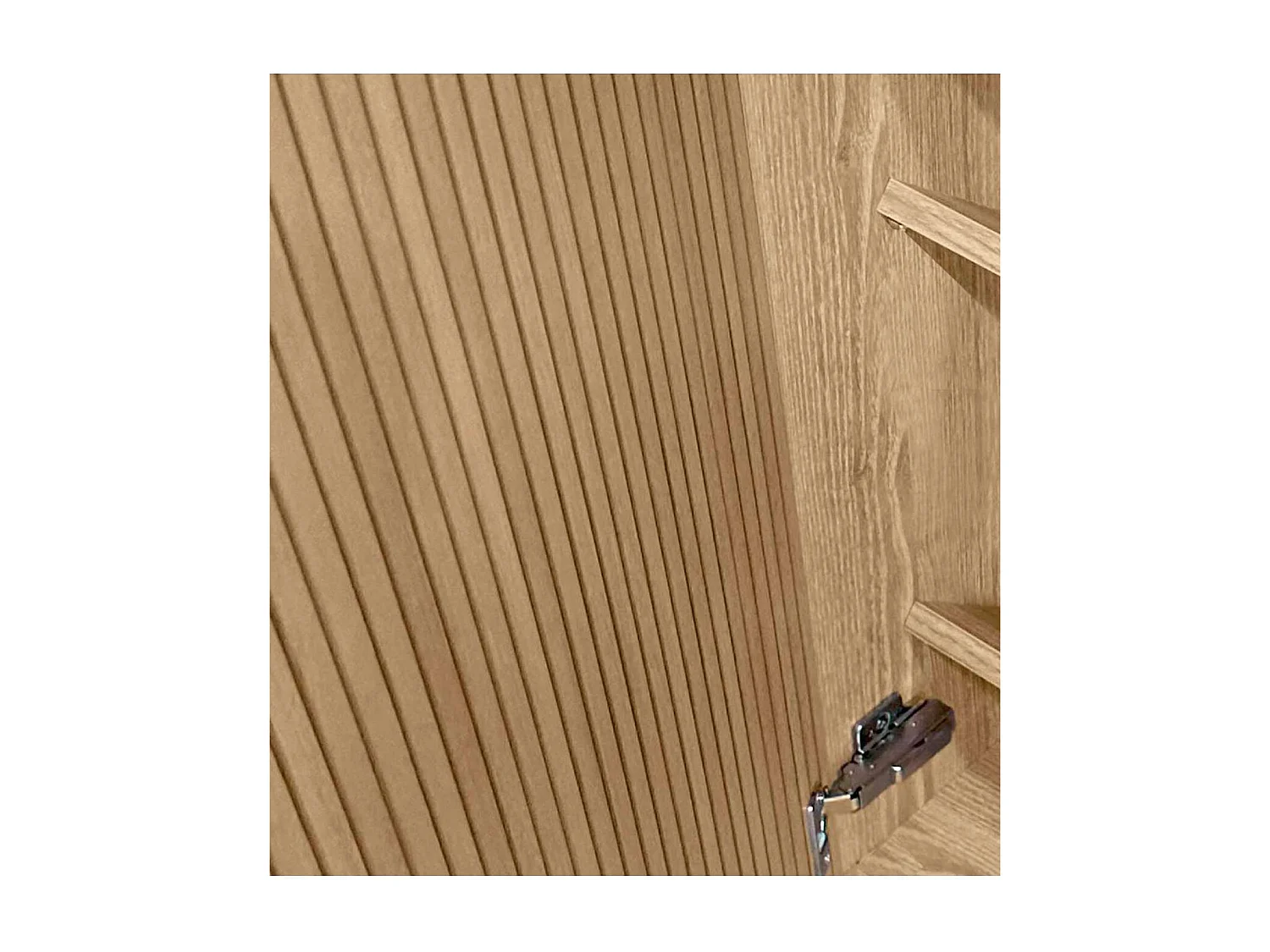 Zapatero 2 puertas modelo 514 acabado roble oscuro vallado, 112x90x27 (alto x ancho x fond