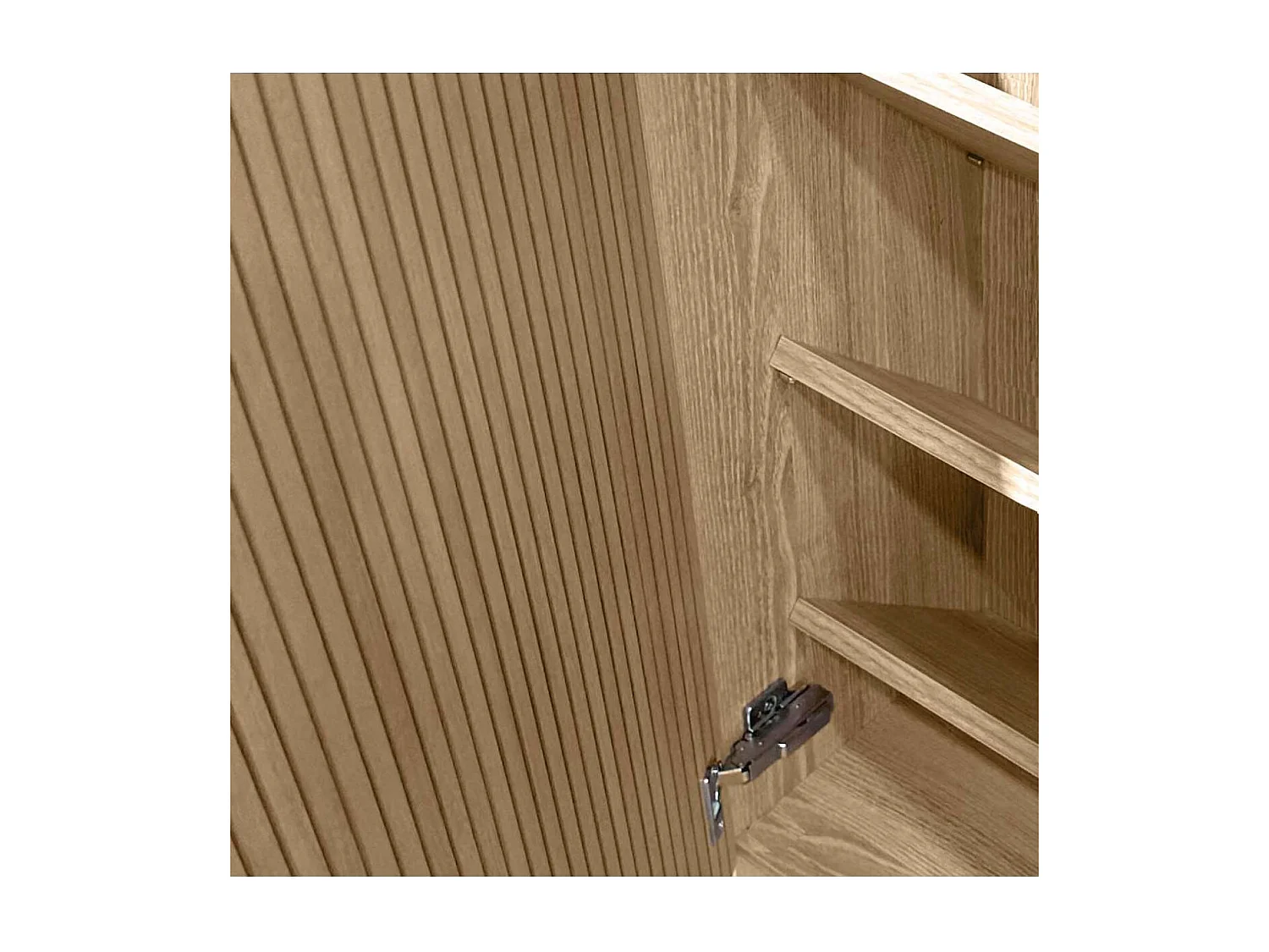 Zapatero 2 puertas modelo 513 acabado roble vallado, 90x90x27 (alto x ancho x fondo)