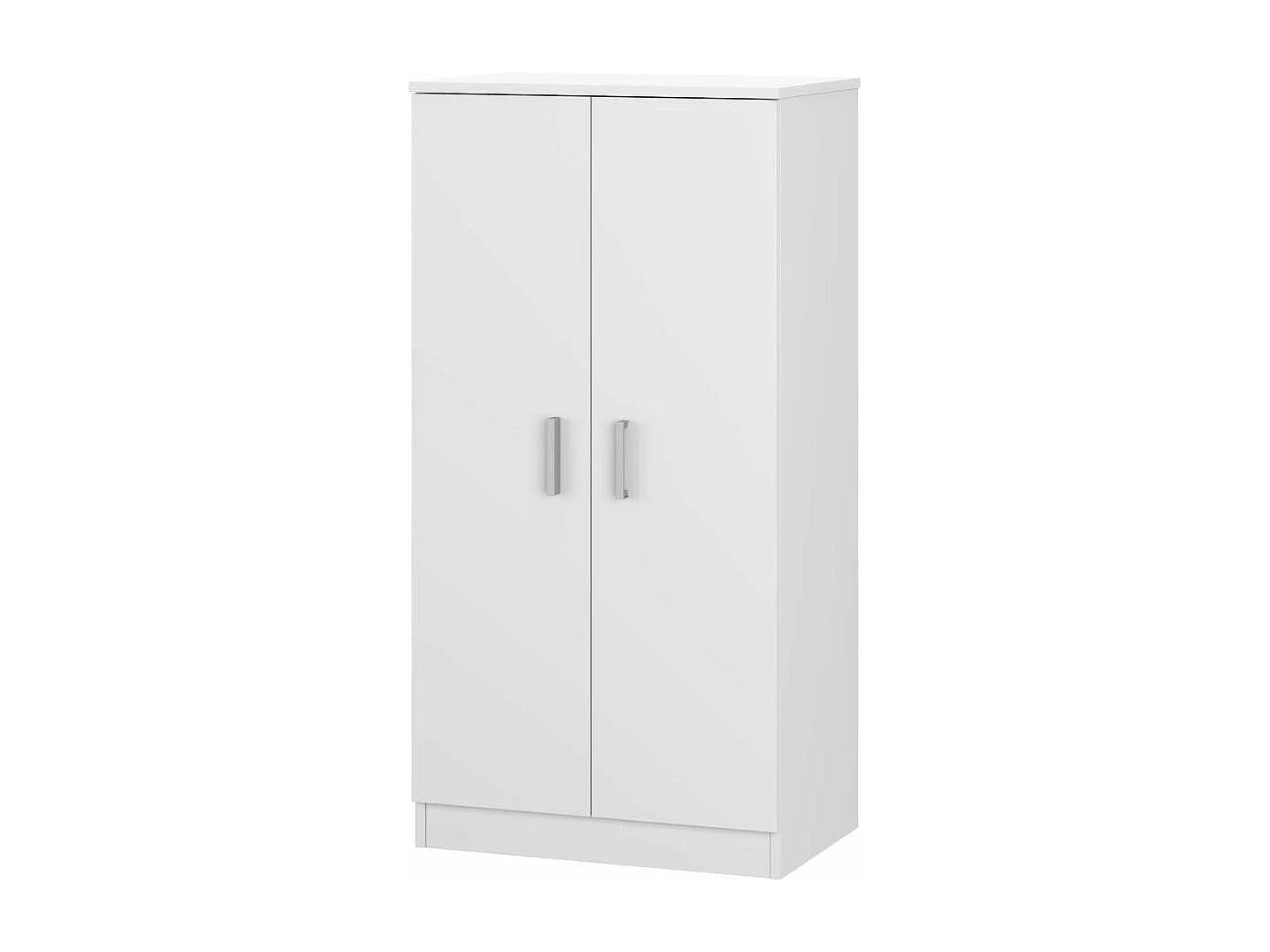 Armario multiusos 2 puertas Sfera en blanco 55 cm(ancho) 108 cm(altura) 35 cm(fondo)