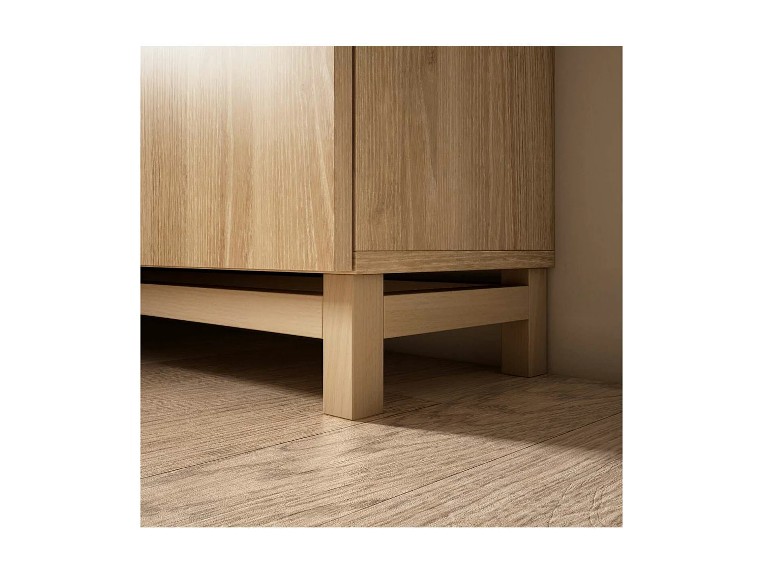 Zapatero 2 puertas modelo 513 acabado roble oscuro, 90x90x27 (alto x ancho x fondo)