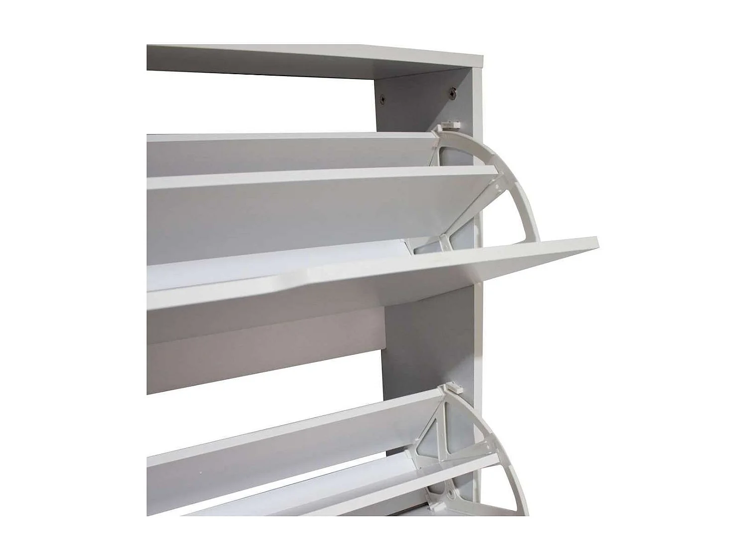 Armario Zapatero 2 trampones Md-Baza acabado blanco 80cm(ancho) 92cm(altura) 24cm(fondo)