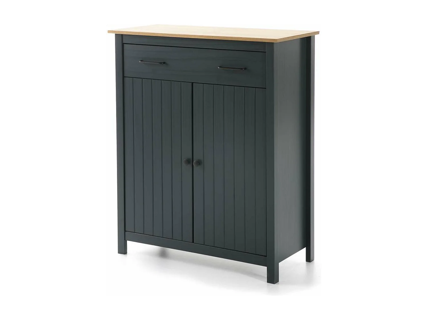 Mueble auxiliar 2 puertas 1 cajón Mariana acabado azul 110 cm(alto) 90 cm(ancho) 40 cm(la