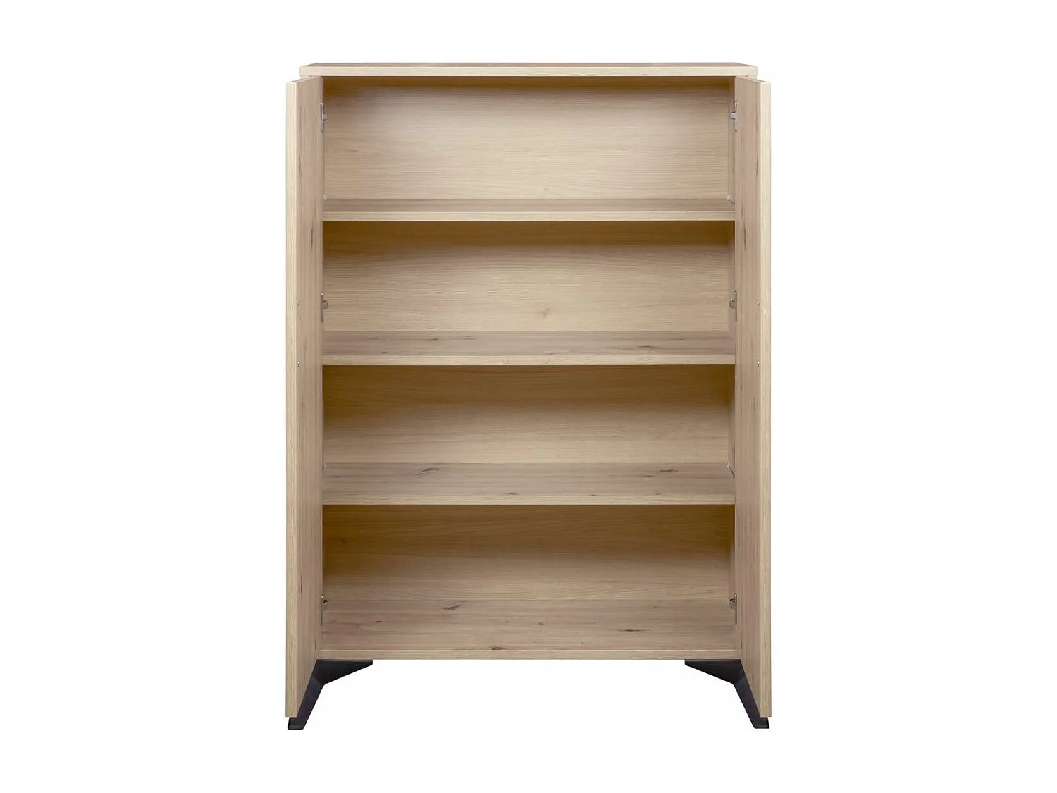 Armario zapatero 2 puertas Alicia en color roble amazonia. 80cm(ancho) 115cm(altura) 33cm(