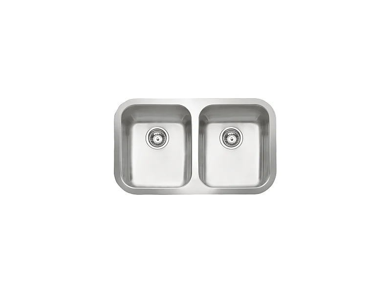 Fregadero de 2 senos en inox Perú 20 cm(alto)74 cm(ancho)47 cm(largo)