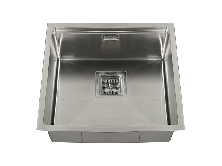 Fregadero de un seno en inox con bandeja Laos, 21,5 cm(alto) 49 cm(ancho) 44 cm(largo)