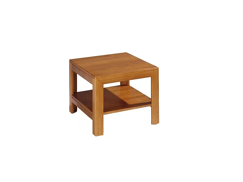 Mesa De Rincón Madera De Pino 45 cm(alto)55 cm(ancho)55 cm(largo)