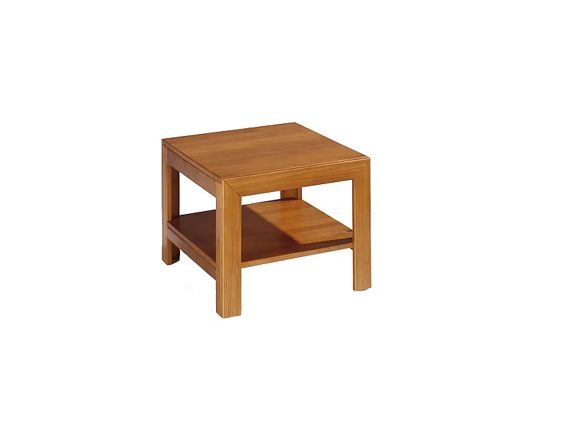 Mesa De Rincón Madera De Pino 45 cm(alto)55 cm(ancho)55 cm(largo)