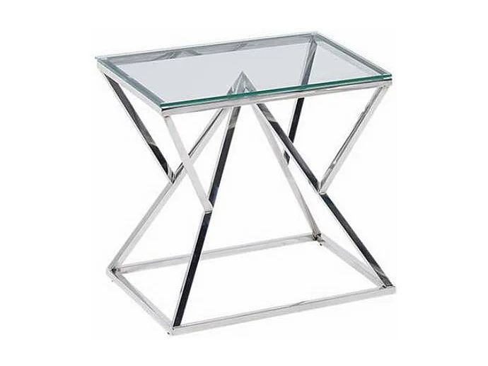 Mesa auxiliar Keops acabado acero 60 cm (alto) 60 cm (ancho) 50 cm (fondo)