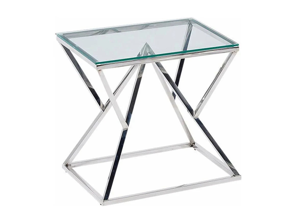 Mesa auxiliar Keops acabado acero 60 cm (alto) 60 cm (ancho) 50 cm (fondo)