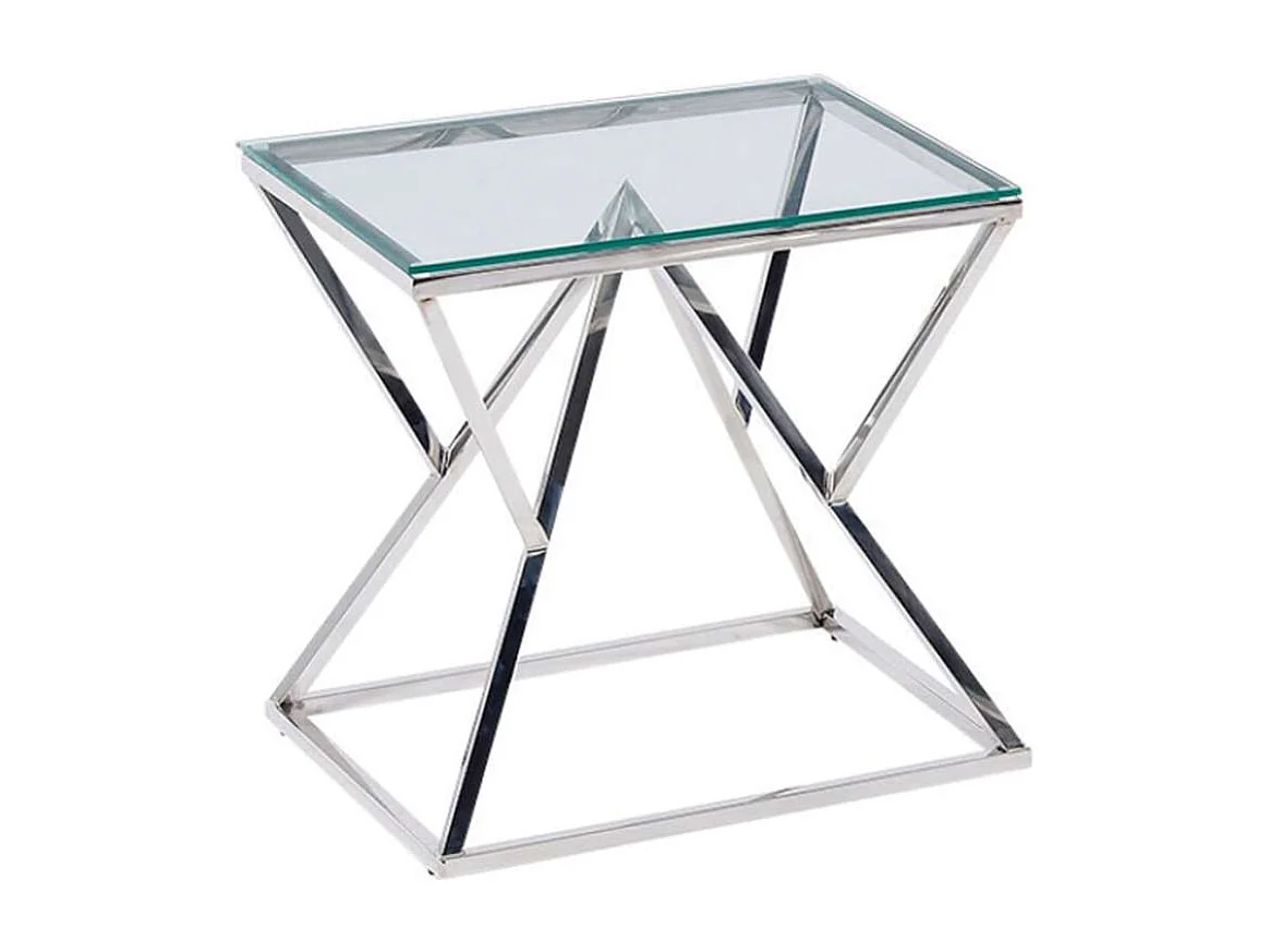 Mesa auxiliar Keops acabado acero 60 cm (alto) 60 cm (ancho) 50 cm (fondo)