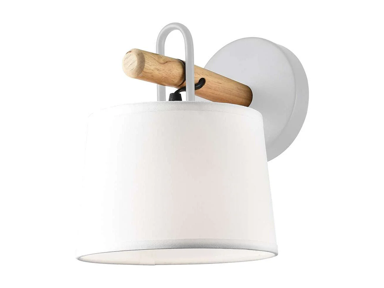 Aplique de pared modelo Arolas acabado blanco 22 cm(alto) 17 cm(ancho) 21 cm(largo)