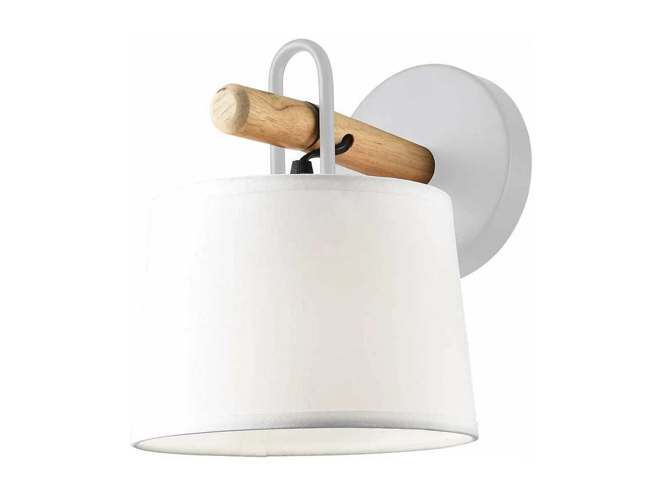 Aplique de pared modelo Arolas acabado blanco 22 cm(alto) 17 cm(ancho) 21 cm(largo)