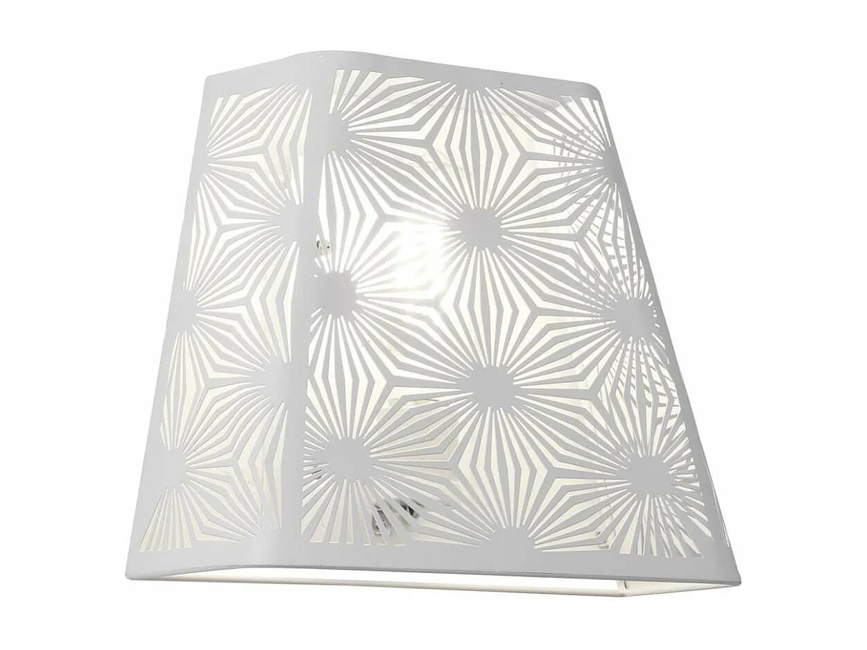 Aplique de pared modelo Nuria acabado blanco 25 cm(alto)22 cm(ancho)10 cm(largo)