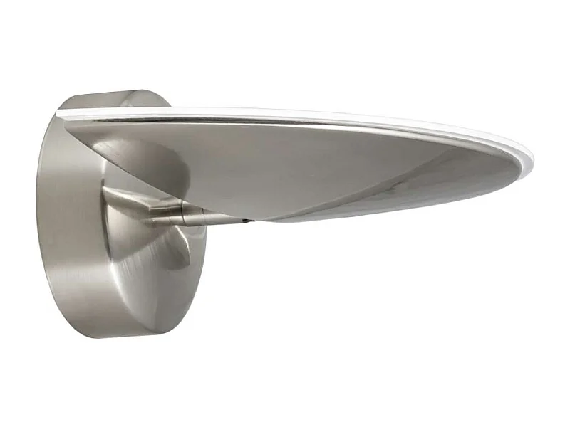 Aplique de pared modelo Nube acabado niquel satinado 10 cm(alto) 30 cm(ancho) 23 cm (fondo