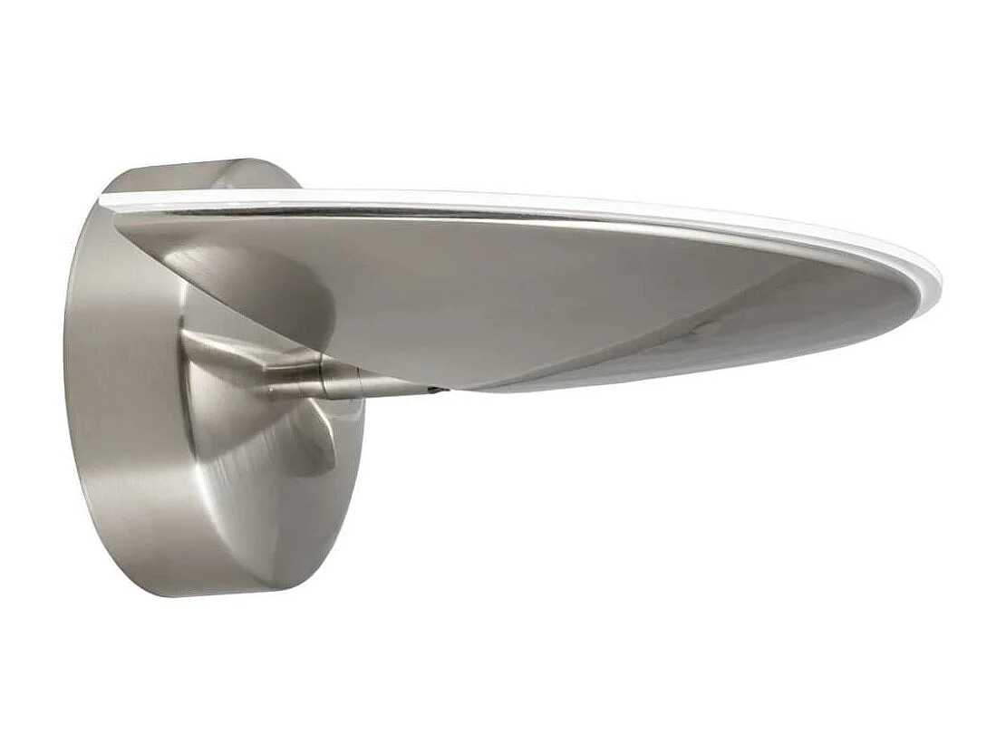 Aplique de pared modelo Nube acabado niquel satinado 10 cm(alto) 30 cm(ancho) 23 cm (fondo