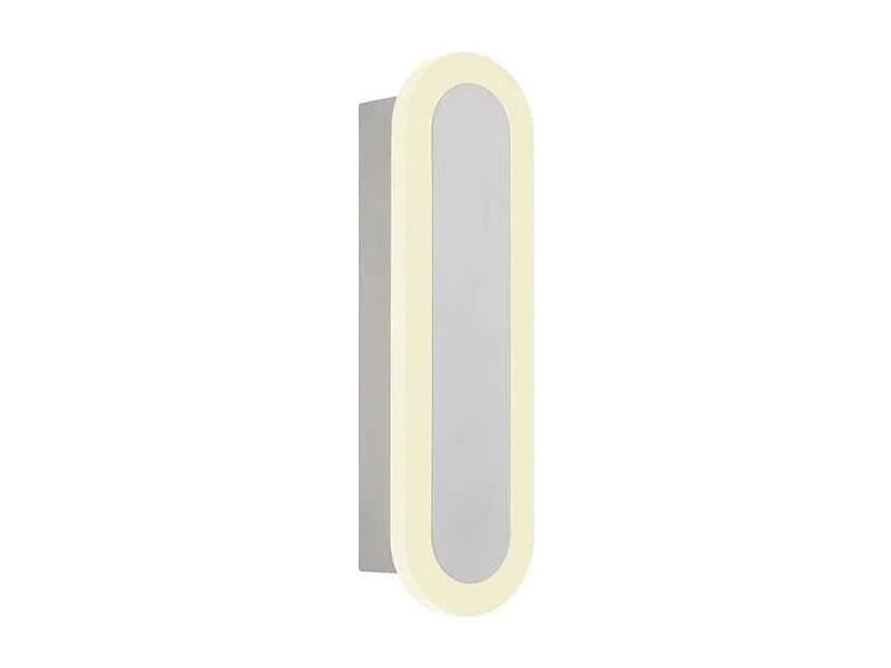 Aplique de pared con led integrado modelo Sultán acabado blanco, 20cm(alto) 6cm(ancho) 6c