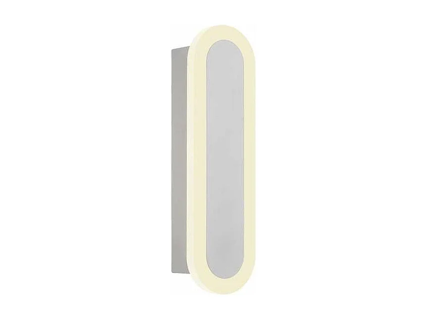 Aplique de pared con led integrado modelo Sultán acabado blanco, 20cm(alto) 6cm(ancho) 6c