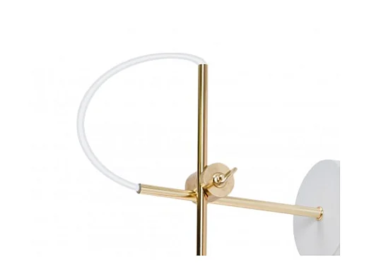 Aplique de pared modelo Manus acabado blanco. 37 cm(alto)10 cm(ancho)33 cm(largo)