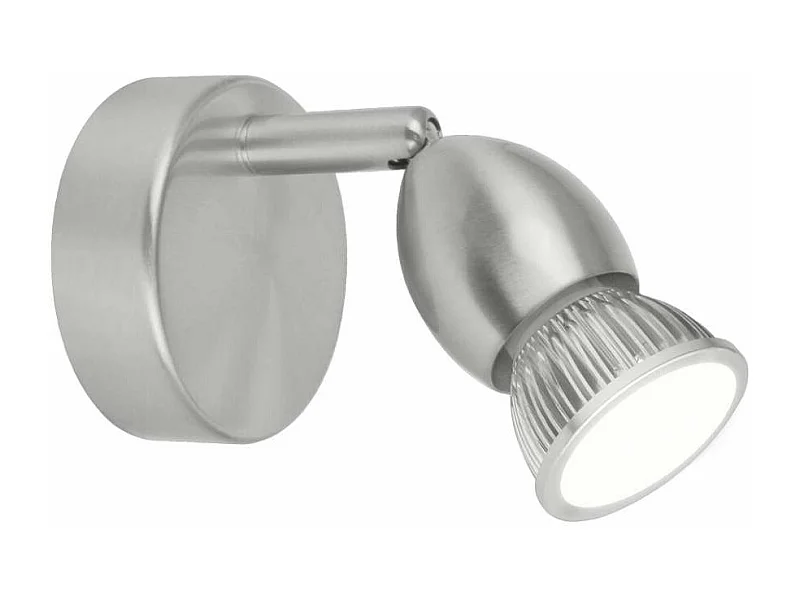 Aplique de pared Bala acabado en niquel satinado 10 cm(alto) 8cm(ancho) 13cm(largo)