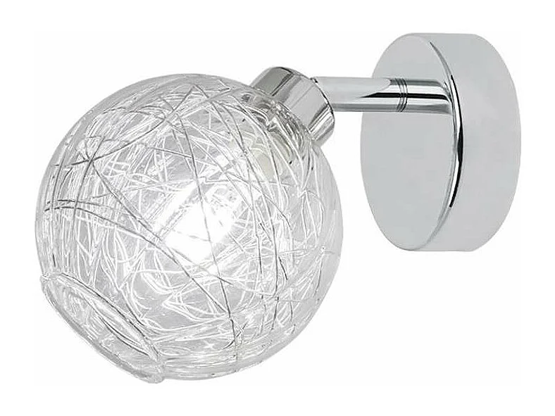 Aplique a pared Menta acabado en cromo 12 cm(alto)10 cm(ancho)16 cm(largo)