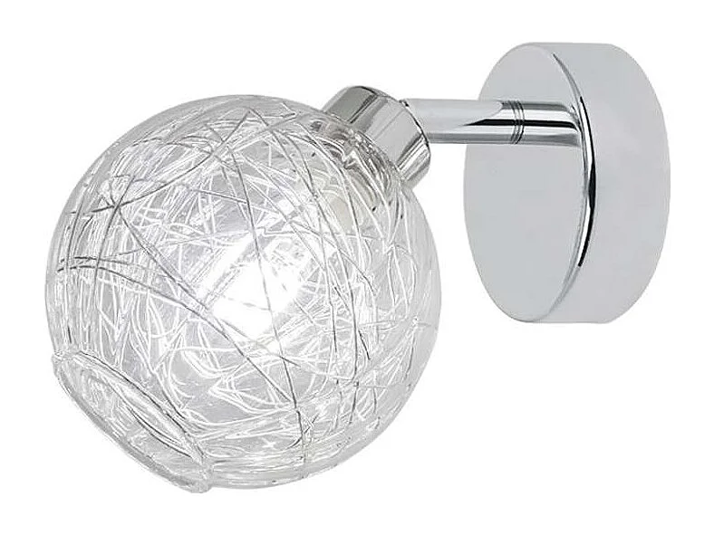 Aplique a pared Menta acabado en cromo 12 cm(alto)10 cm(ancho)16 cm(largo)