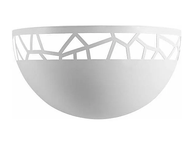 Aplique a pared modelo Pang acabado blanco, 16cm(alto) 29cm(ancho) 15cm (fondo)