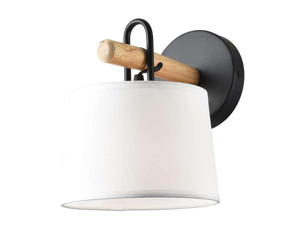 Aplique de pared modelo Arolas acabado negro 22 cm(alto) 17 cm(ancho) 21 cm(largo)