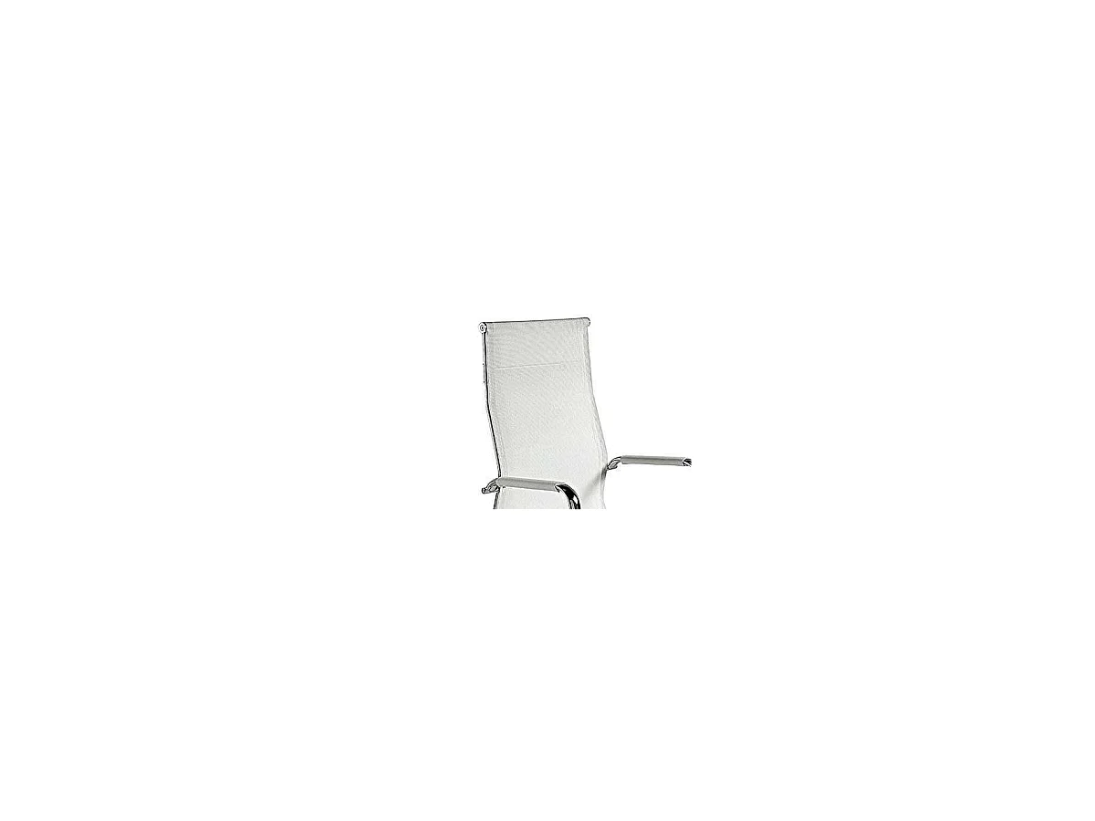 Silla despacho giratoria elevable acabado blanco, 60 cm(ancho) 108-115 cm(altura) 66cm(fon