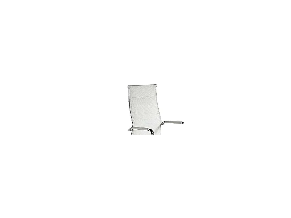 Silla despacho giratoria elevable acabado blanco, 60 cm(ancho) 108-115 cm(altura) 66cm(fon