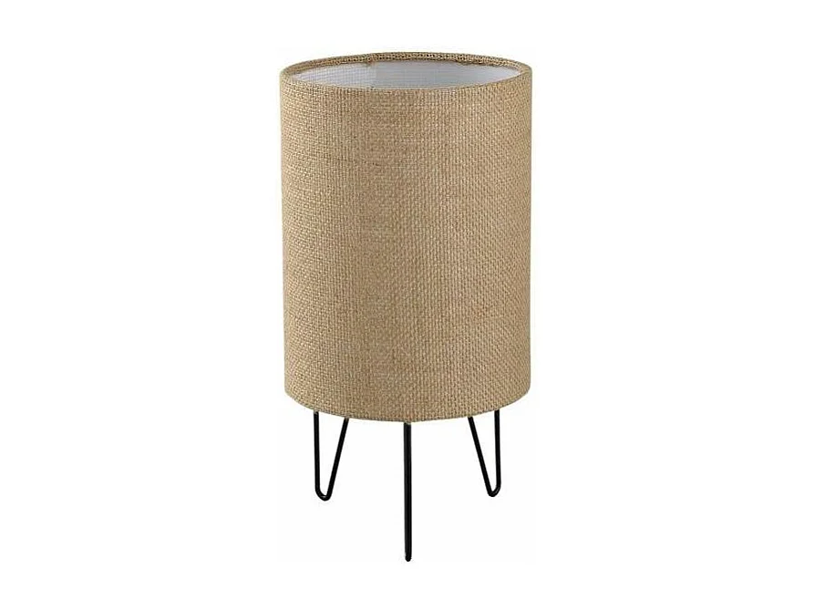 Sobremesa modelo Polo acabado negro/marrón, 29cm(alto) 15cm(ancho) 15cm(largo)