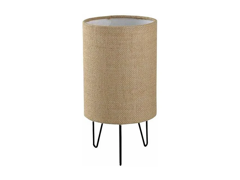 Sobremesa modelo Polo acabado negro/marrón, 29cm(alto) 15cm(ancho) 15cm(largo)