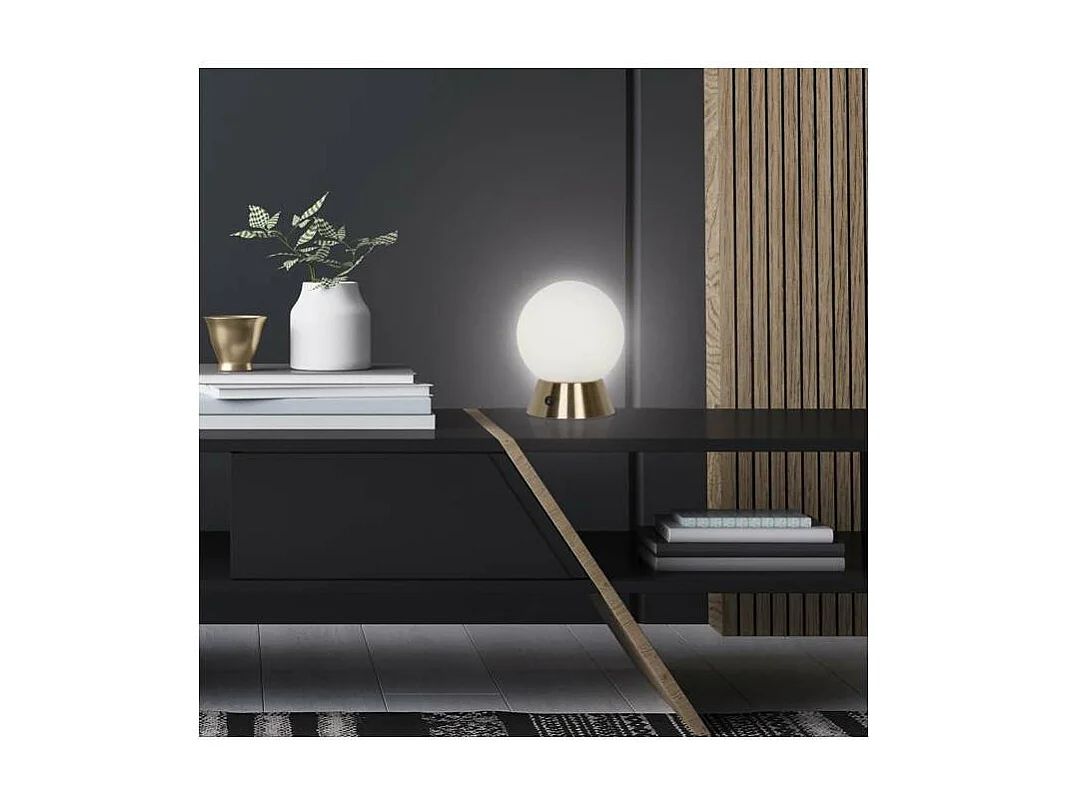 Sobremesa modelo Ben acabado cuero, 19cm(alto) 15cm(ancho) 15cm(largo)