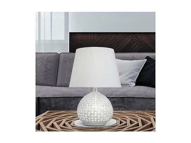 Sobremesa modelo Morgan acabado blanco 41 cm(alto)28 cm(ancho)28 cm(largo)