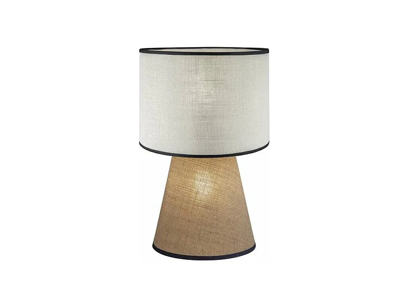 Sobremesa acabado beig-tostado modelo Selma, 31cm(alto) 20cm(ancho) 20cm(fondo).