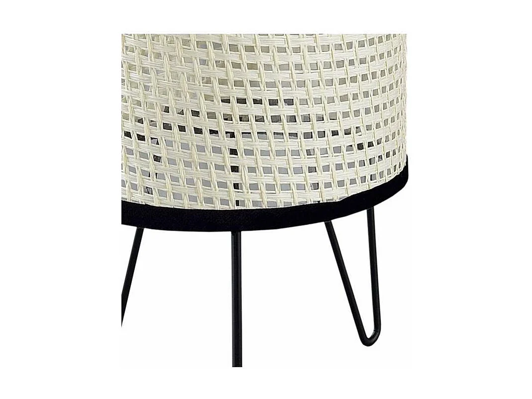 Sobremesa modelo Polo acabado rejilla natural, 29cm(alto) 15cm(ancho) 15cm(largo)