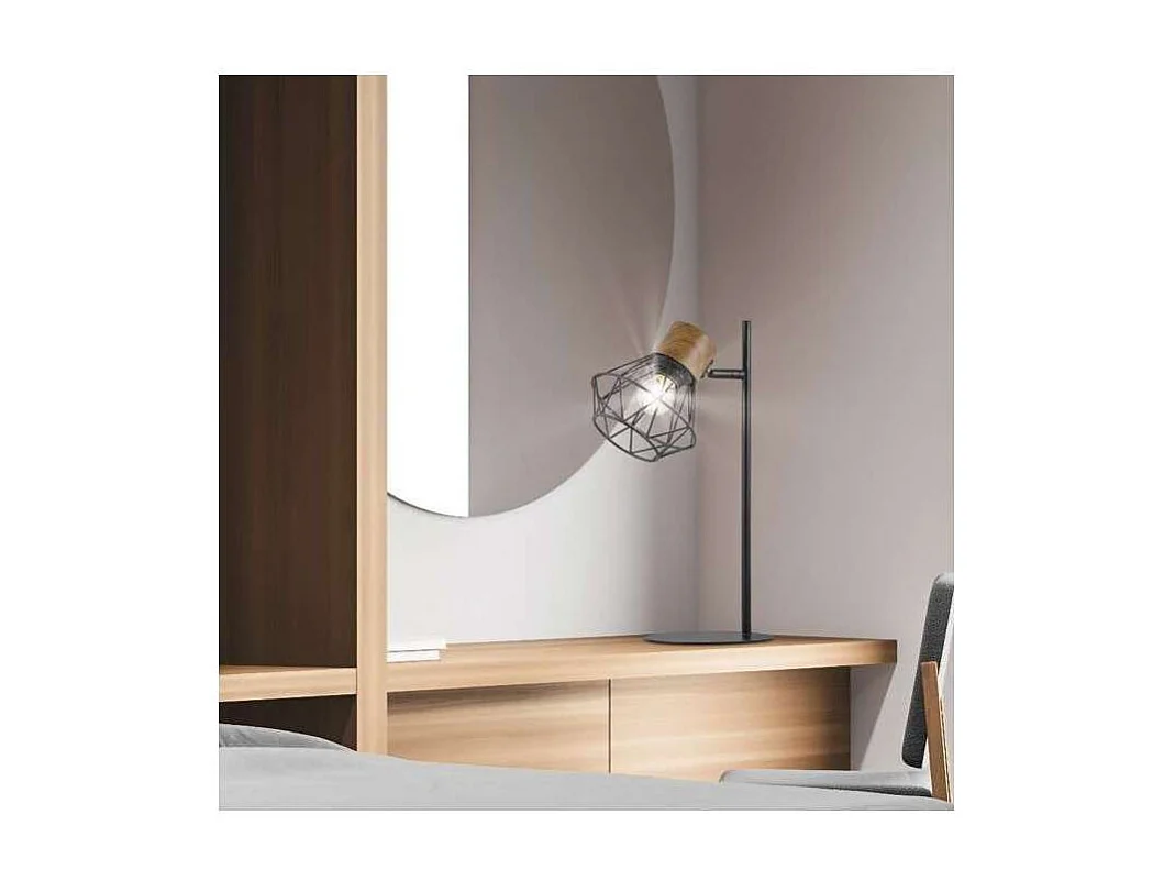 Sobremesa modelo Antibes acabado negro 40cm (alto) 16cm (ancho) 25cm(largo)