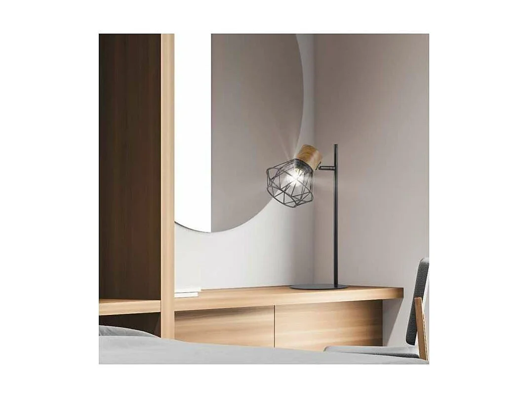 Sobremesa modelo Antibes acabado negro 40cm (alto) 16cm (ancho) 25cm(largo)