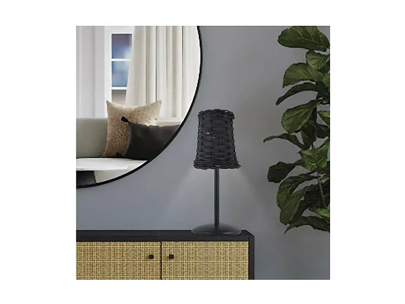 Sobremesa modelo Alexia acabado negro 36 cm(alto)13 cm(ancho)13 cm(largo)