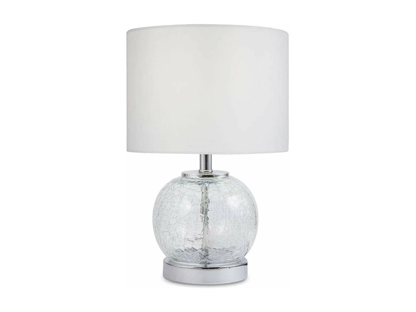 Sobremesa modelo Bram cristal cromo 32 cm(alto)20 cm(ancho)20 cm(largo)