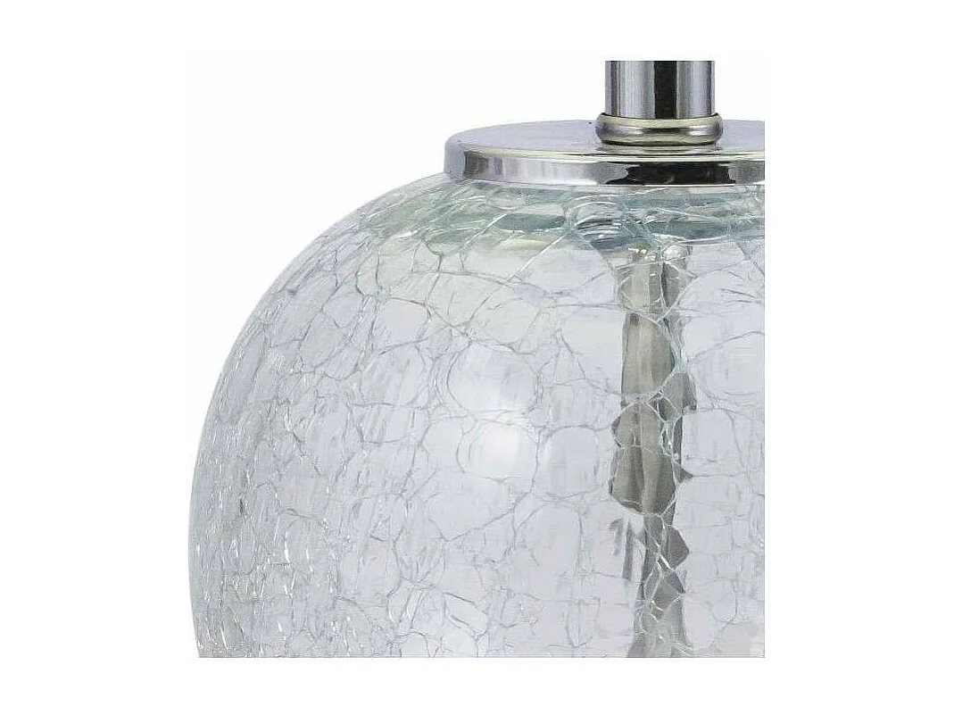 Sobremesa modelo Bram cristal cromo 32 cm(alto)20 cm(ancho)20 cm(largo)