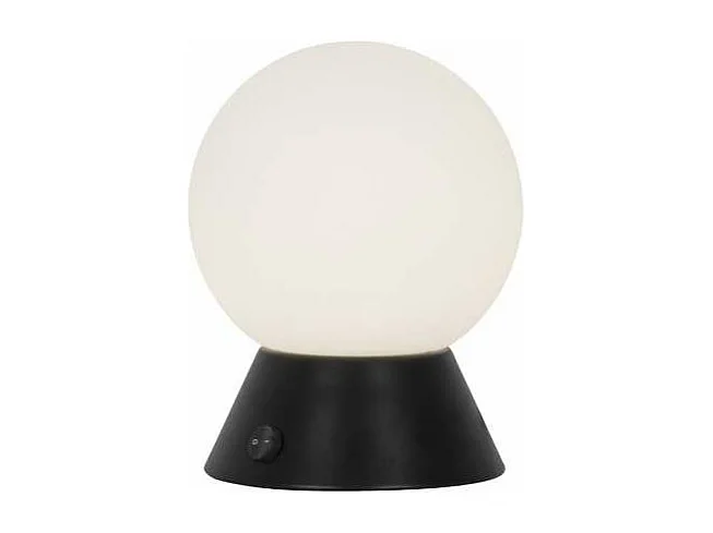 Sobremesa modelo Ben acabado negro, 19cm(alto) 15cm(ancho) 15cm(fondo.