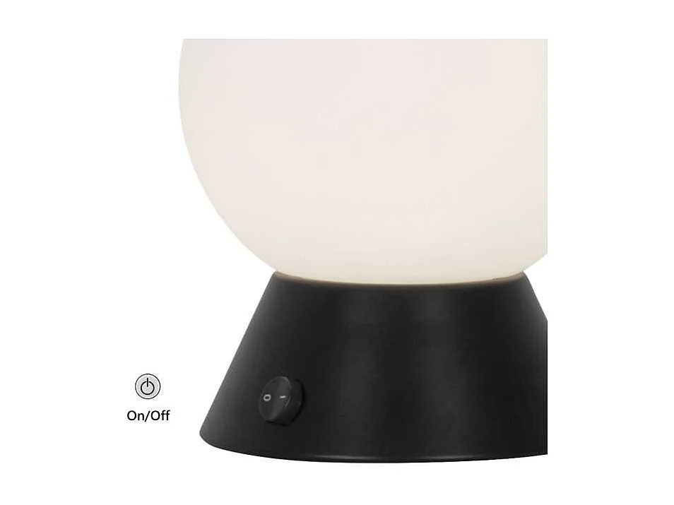 Sobremesa modelo Ben acabado negro, 19cm(alto) 15cm(ancho) 15cm(fondo.