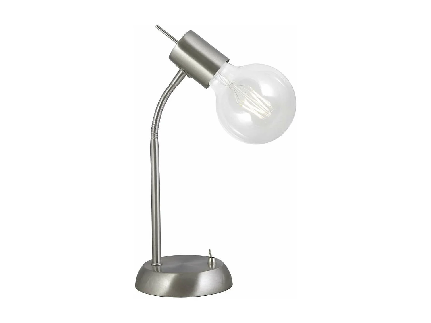 Sobremesa modelo Tenor acabado niquel satinado 35 cm(alto)13 cm(ancho)17 cm(largo)