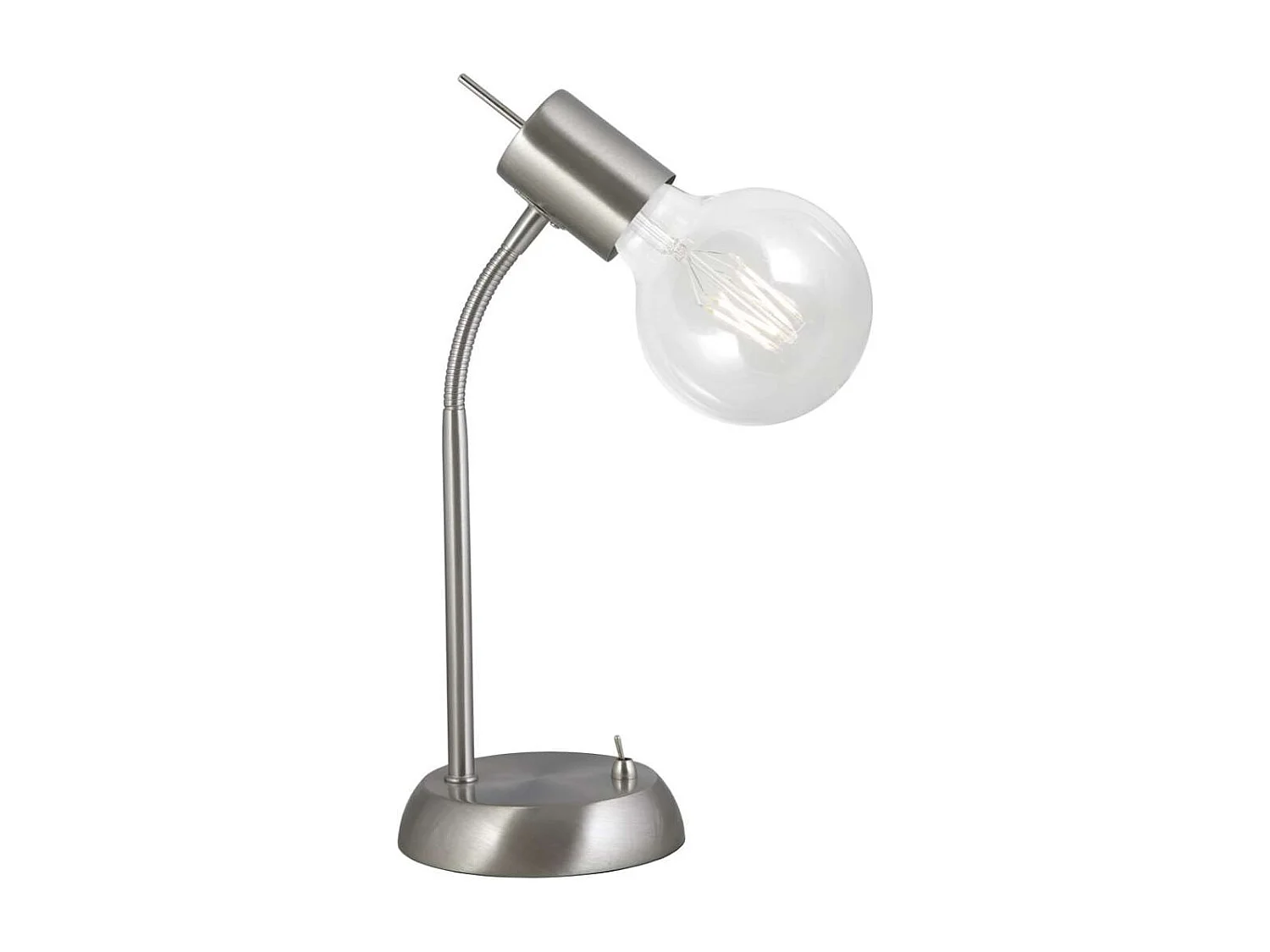 Sobremesa modelo Tenor acabado niquel satinado 35 cm(alto)13 cm(ancho)17 cm(largo)